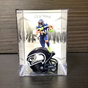 DK Metcalf Seattle Seahawks Mini Helmet Football Sports Box